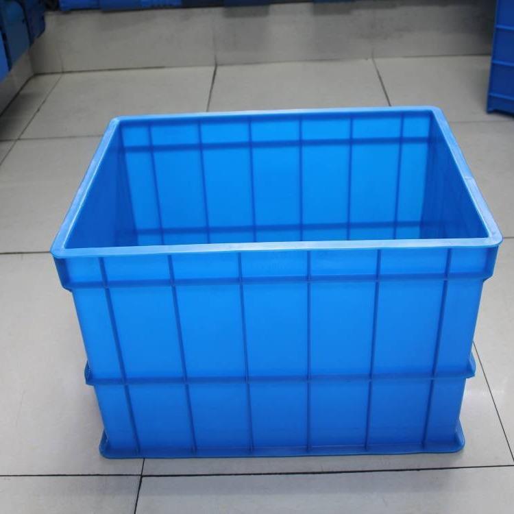 厂家直售塑周转箱5 7系列全新料储物箱塑料EAS料格子长方5形塑料