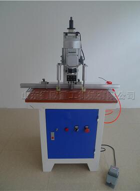 立式单头链钻家居家铰装用木工开e孔机Sin gdo-mg-67le head hing