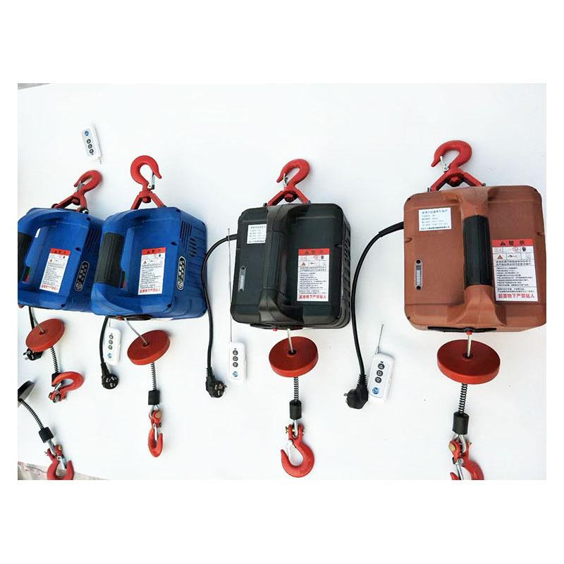 220V家用升降小型吊牵引小吊机微型动电200kg19m葫遥控便芦携式提