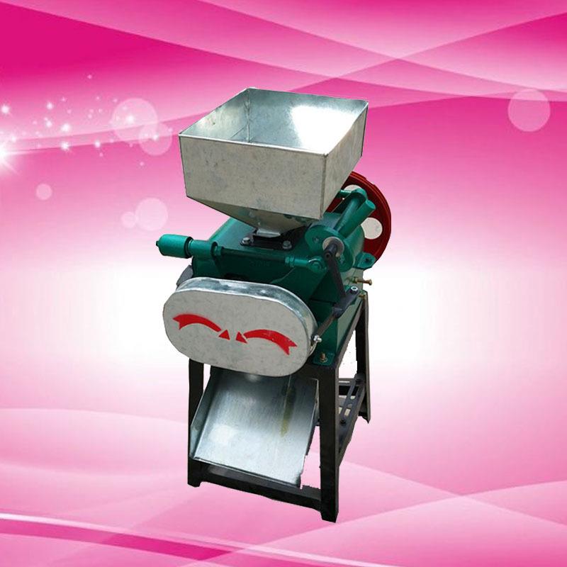 油LWB坊榨4油豆压扁机 对黄辊式五谷杂粮扁机 0型花挤生破瓣机