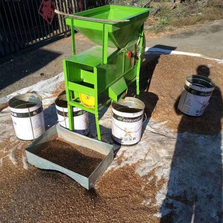 农用粮食吹备风选机 小型净粮尘设 茶叶玉杂米电风UPC车去机