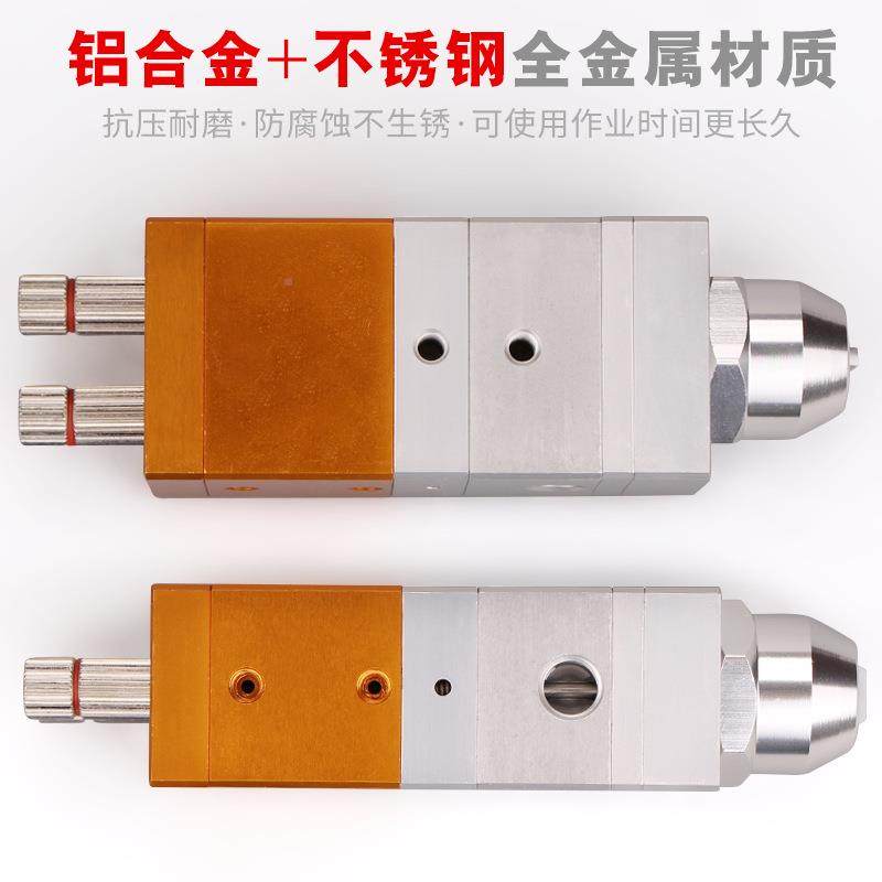 MY3242S双液阀双组份a阀胶点胶回0吸式双缸b微调出胶口比气例可调