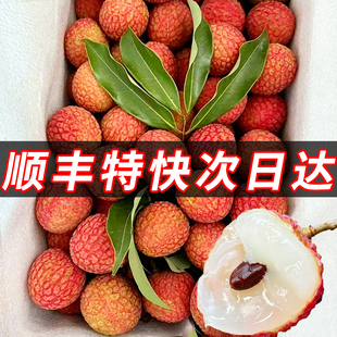 白糖罂荔枝新鲜现摘现发广东增城当季整箱水果应季大果桂妃子味笑