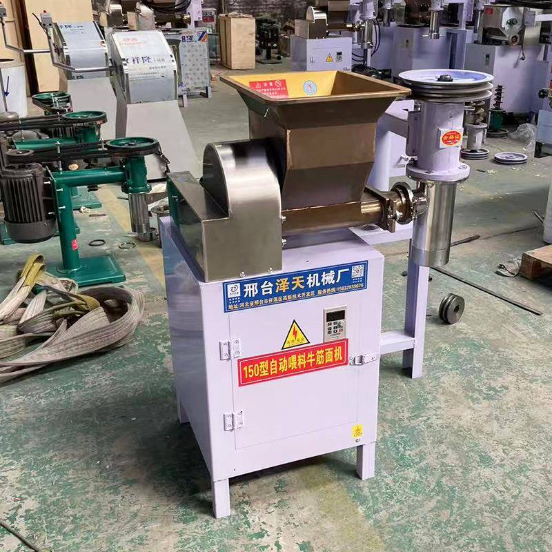 多功能双螺旋辣条机商用全自动自熟牛筋面辣片机全自动进料泡泡面