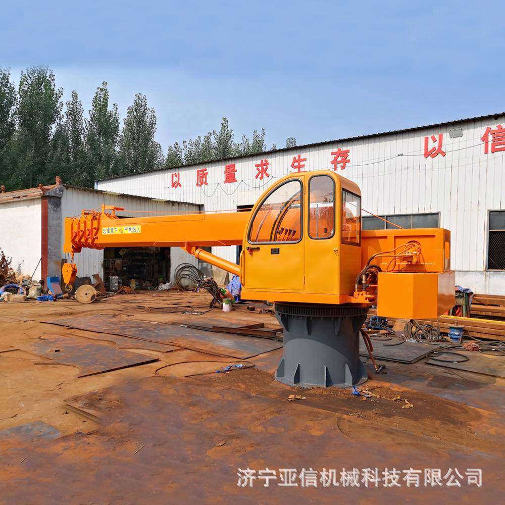 渔船固定吊机10吨码头港口卸货船用吊机8吨液压伸缩臂式折臂吊,搬运/仓储/物流设备,其他起重搬运设备,淘宝优惠券,粉丝福利购,淘宝优惠卷