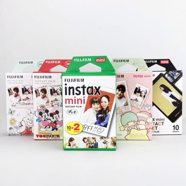 Fujifilm拍立得相纸白边mini12/8/9/7+/25/11/40/90通用三寸胶片