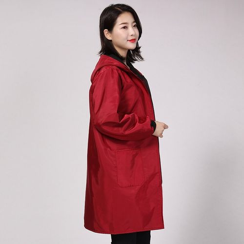 男士干活穿的罩衣加绒加厚做饭防脏围衣大人女工作服防油防污防水