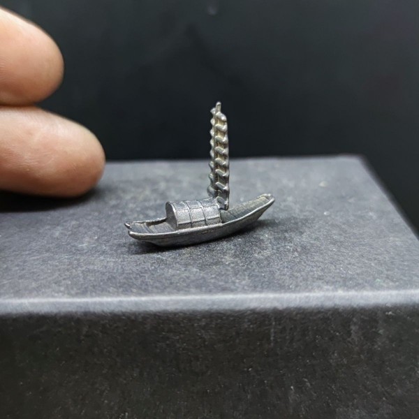 小船铜船微景观造景小舟沙盘假山石装饰山水石盆景小迷你