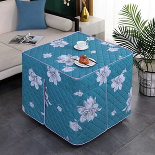 烤火桌罩烤火被罩子麻将机烤火炉电烤桌布罩正方形冬季加厚新款