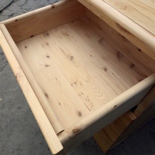 佳妍家居柏木家具纯柏木床头柜全实木床头柜灯柜整装