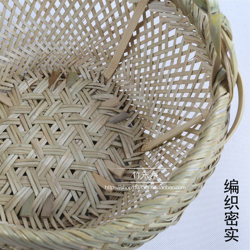 竹编纯手工竹制品菜篮子 购物篮 竹篮子 水果篮 环保菜篮热卖