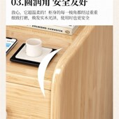 卧室床头柜夹缝床边柜长条柜超窄款 现代迷你实木柜子沙发边柜