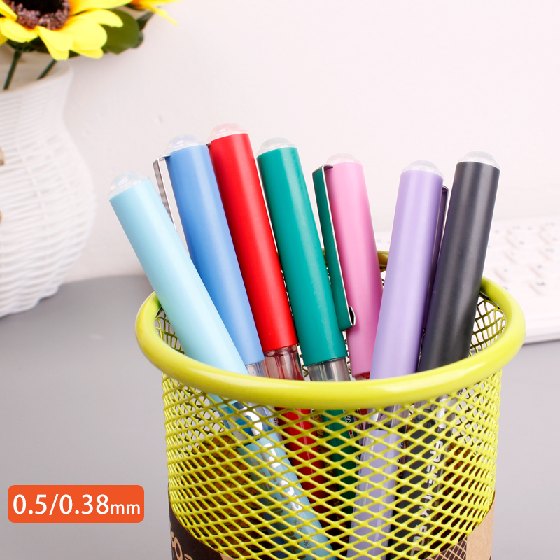 白雪直液式走珠笔.mm针管型彩色中性笔学生用彩笔做笔记mm