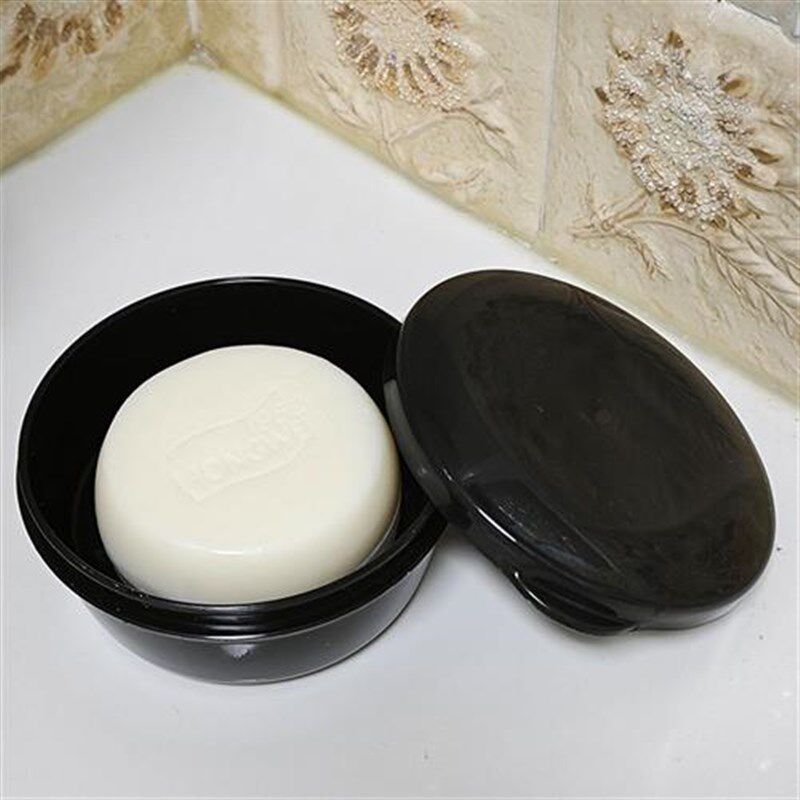 适配红卫羊脂皂盒圆形防水便携带盖旅行旅游迷你盒子肥皂盒香皂盒