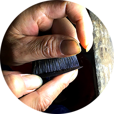 知非堂宣示书法毛笔级兔毫紫毫鸡距小楷高档临帖二王行草书笔