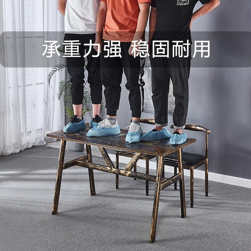 经济型快餐桌椅复古题小吃烧烤大排档饭店面馆火锅桌椅,住宅家具,板木餐桌,淘宝优惠券,粉丝福利购,淘宝优惠卷