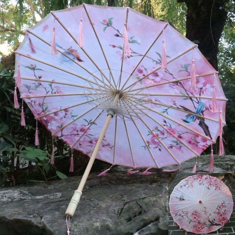 杭州西湖古风流苏伞油纸伞汉服摄影古装伞装饰道具儿童舞蹈走秀伞,家居饰品,工艺伞,淘宝优惠券,粉丝福利购,淘宝优惠卷