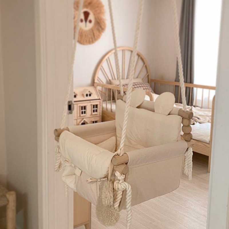 荡秋千室内儿童家用宝宝婴幼儿小孩吊椅吊篮家庭单杠秋千