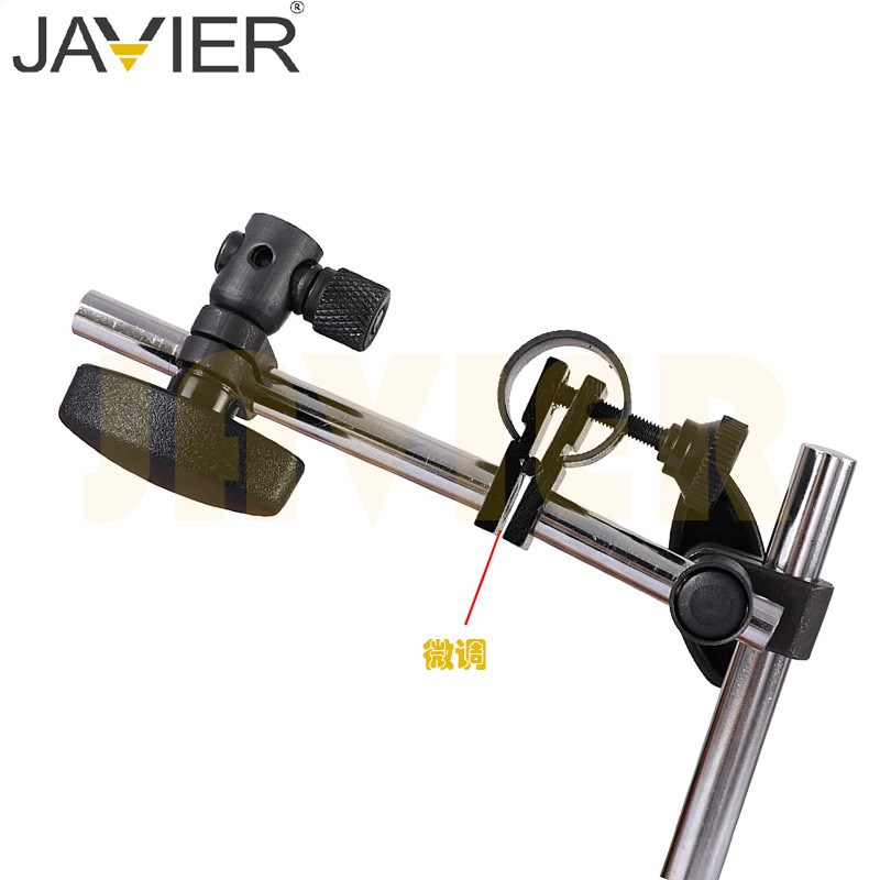 杰洛夫出品 可微调 磁力表座 磁性表座套装 百分表座 V型槽底座