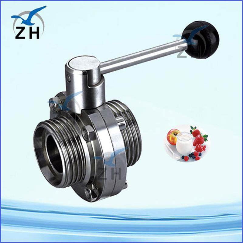 厂家热销手动不锈钢蝶阀304定位手柄螺纹接头蝶阀,五金/工具,蝶阀,淘宝优惠券,粉丝福利购,淘宝优惠卷