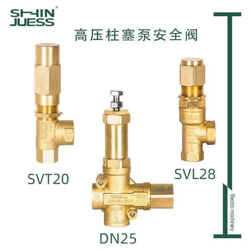 大流量安全阀高压柱塞泵配件养殖场专用打药喷淋除雾200bar出口