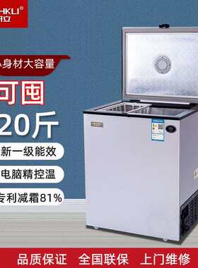 小冰柜家用冷冻小型节能租房宿舍卧式冷藏车载冰箱
