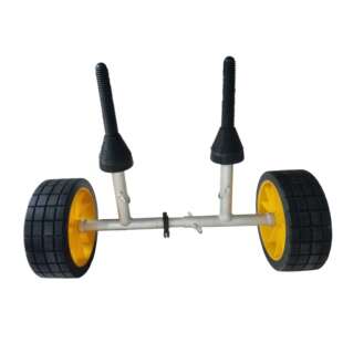 纽克达直立皮划艇拖车带黄色PU轮可拆卸