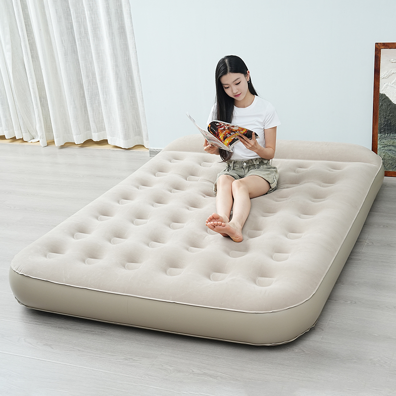 懒人床打地铺气垫床单人折叠床自动充放气床加厚露营便携充气床垫