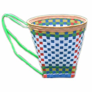 四川纯手工编织塑料儿童背篓舞蹈道具幼儿园游戏小背篓背篼小背筐