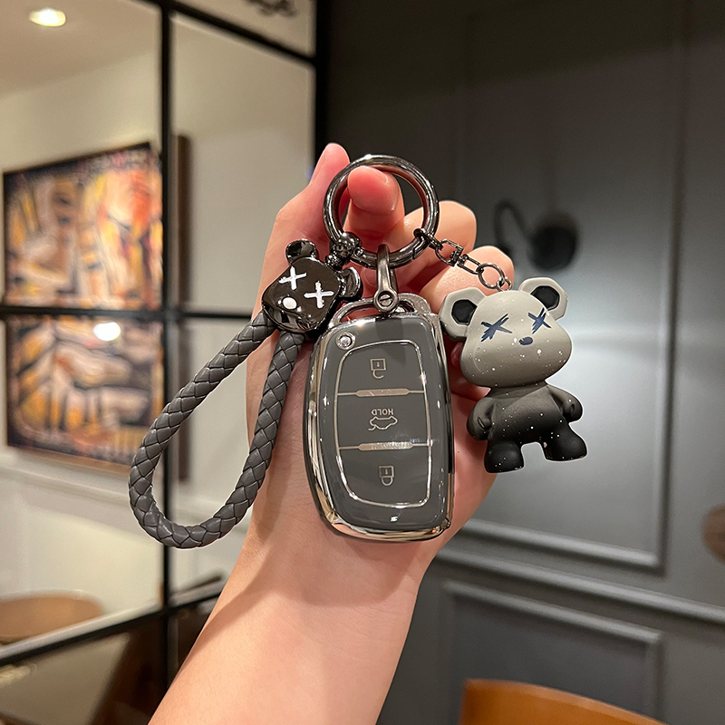 北京现代ix钥匙名图领动朗动伊兰特ix悦动瑞纳男菲斯塔扣壳