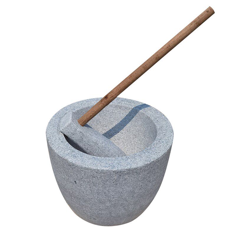 农村花岗岩打糍粑石臼老式家用超大号石窝打糕捣辣椒工具艾绒年糕