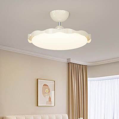 全光谱LED吸顶灯护眼客厅卧室奶油复中古风餐厅房间灯饰具现代