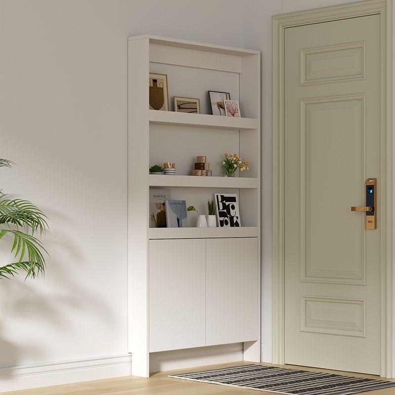 门后超薄置物架卧室墙上儿童书架极窄多层架子落地阅读薄书柜收纳