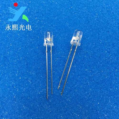 5MM七彩慢闪RGB发光二极管led灯珠f5长脚自闪灯珠高亮