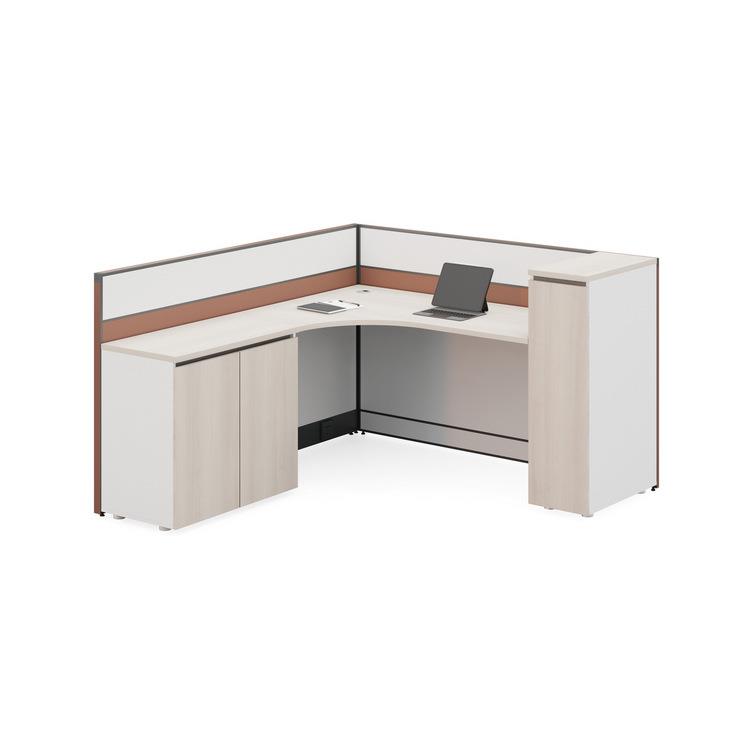 KuiShue巨树转角单人屏风职员工作台财务卡位组合电脑办公桌