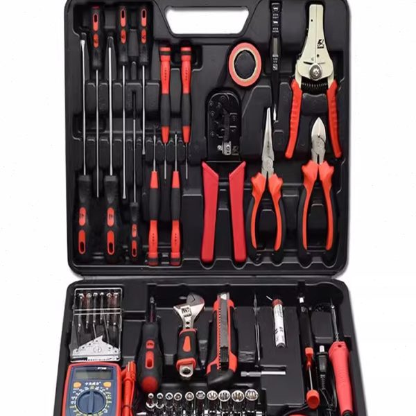 卡夫威尔 63件套电讯工具箱电子电工工具套装网线钳剥线钳C9003A
