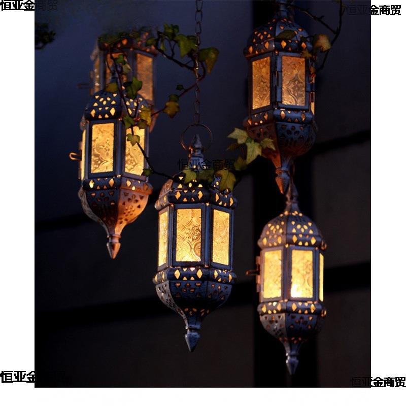 铁艺烛台风情婚庆个性家居工艺品摩洛哥复古吊灯欧式装饰品饰品