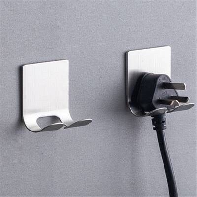 Power adhesive hook 304 stainless steel plug-in socket str