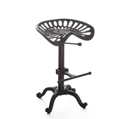 复古工业风铸铁吧台椅咖啡厅创意餐椅升降脚吧凳酒吧椅民宿吧凳