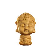 黄杨木雕生肖本命佛守护佛观音如来汽车摆挂件阿弥陀佛