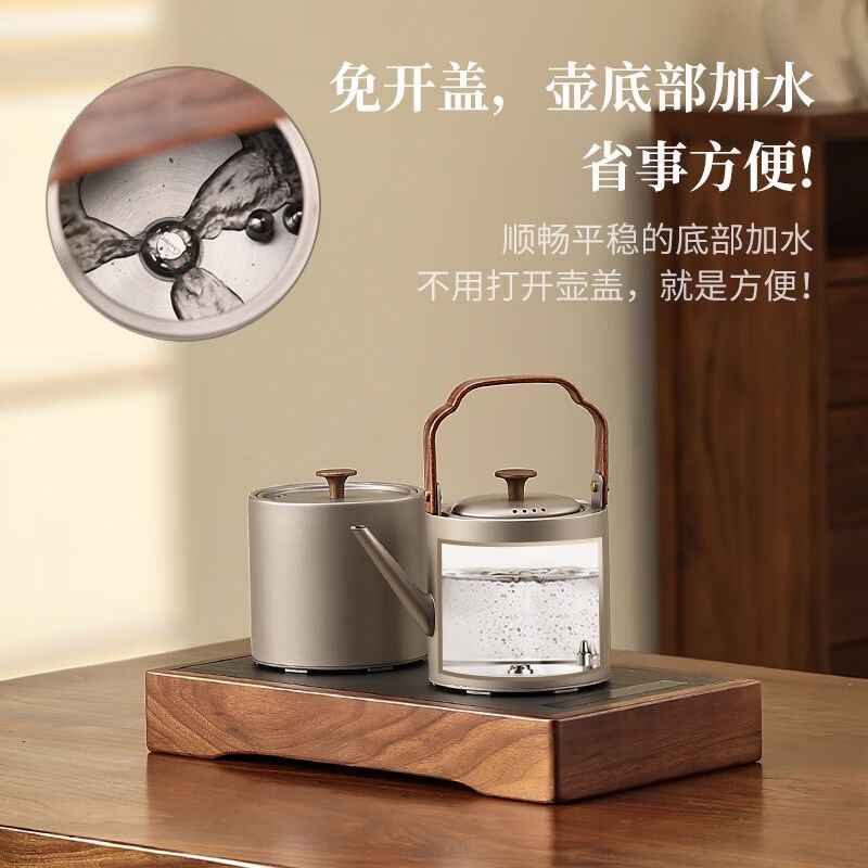 北界纯钛全自动底部上水电热烧水壶茶台烧oother/其他 其他/other