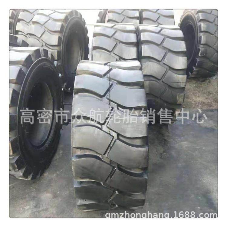 现货 15/70-18 矿山轮胎尼龙 装载机铲车轮胎实心轮胎