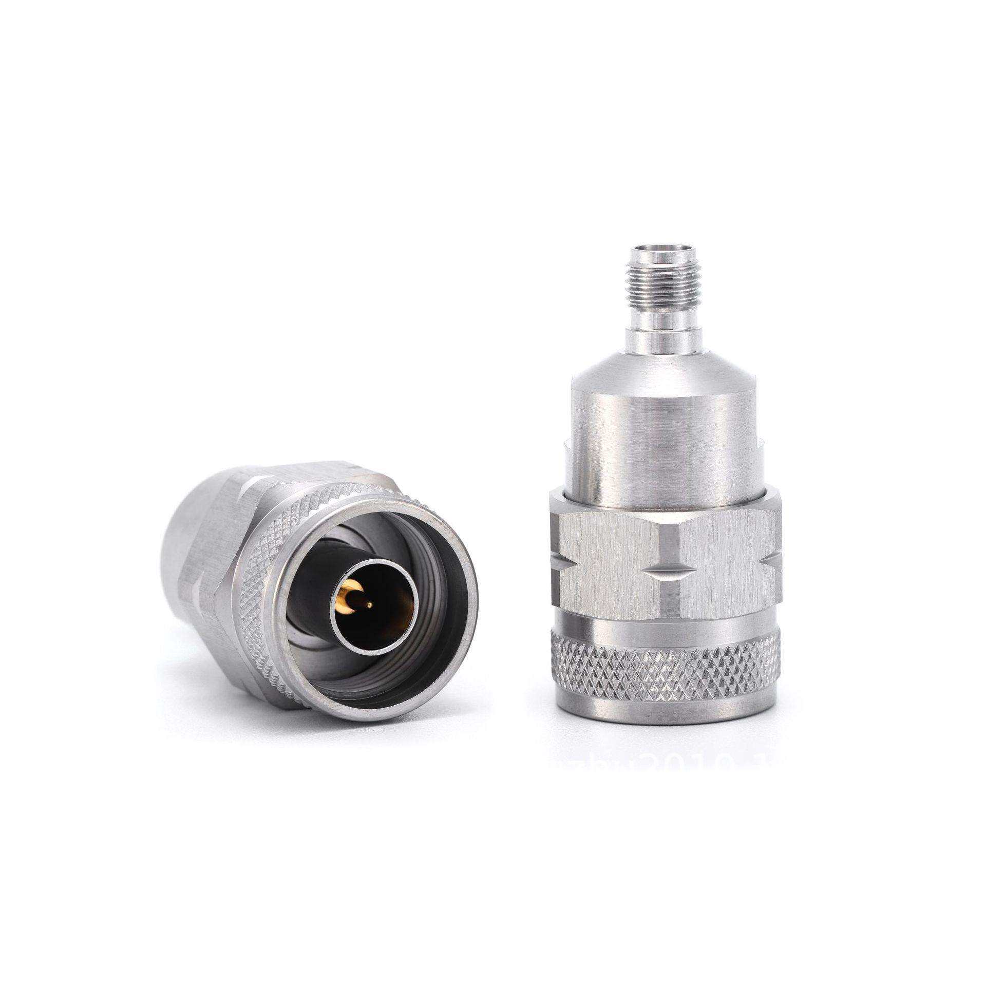 毫米波连接器N/SMA(3.5)-JKG不锈钢高频转接头18G驻波比1.1