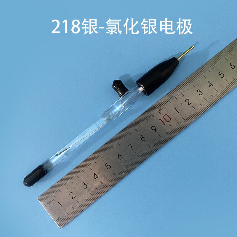 实验室218Ag/Agcl银/氯化银电极直径6mm单盐桥玻璃参比电极