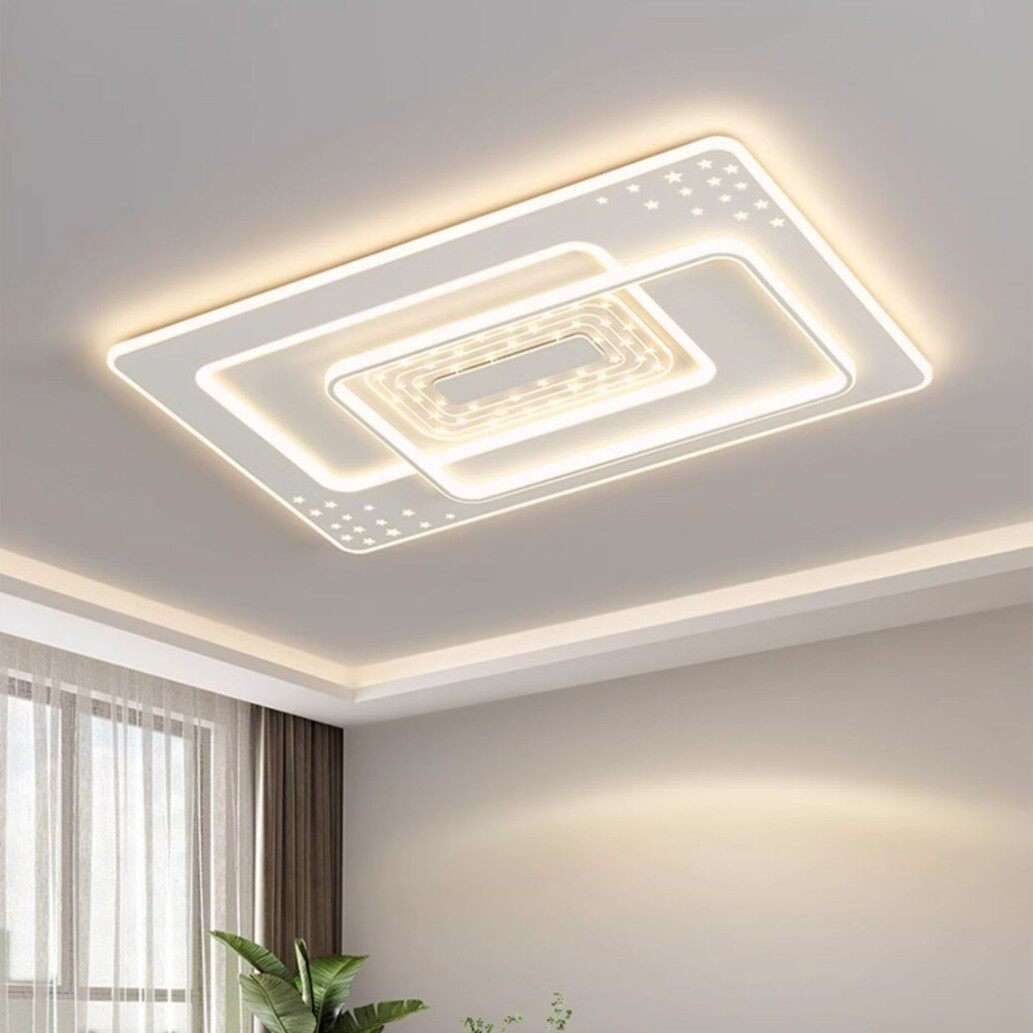 高级感客厅卧室主灯现代简约大气护眼led家用大厅吸顶灯组合灯具