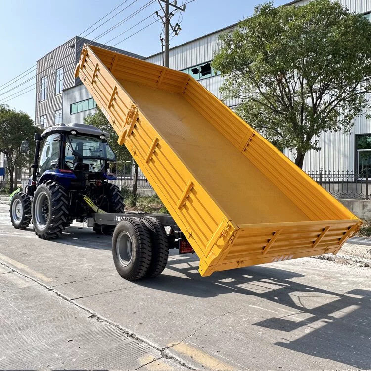 拖拉机牵引车斗家用自卸拖车斗农用运输拖车斗装卸物料加厚大容量