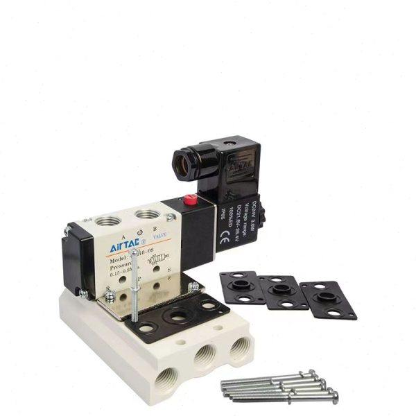 亚德客电磁阀底座300M2F 3F4F5F 4V汇流板400M6F 7F8F9F10F11F12F