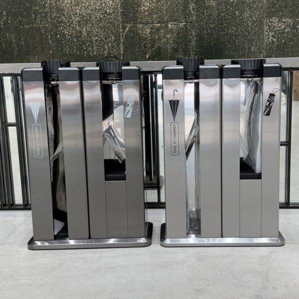 酒店大堂门口伞袋机自动伞套机双头不锈钢套伞机商用办公雨伞机,住宅家具,家用雨伞架,淘宝优惠券,粉丝福利购,淘宝优惠卷