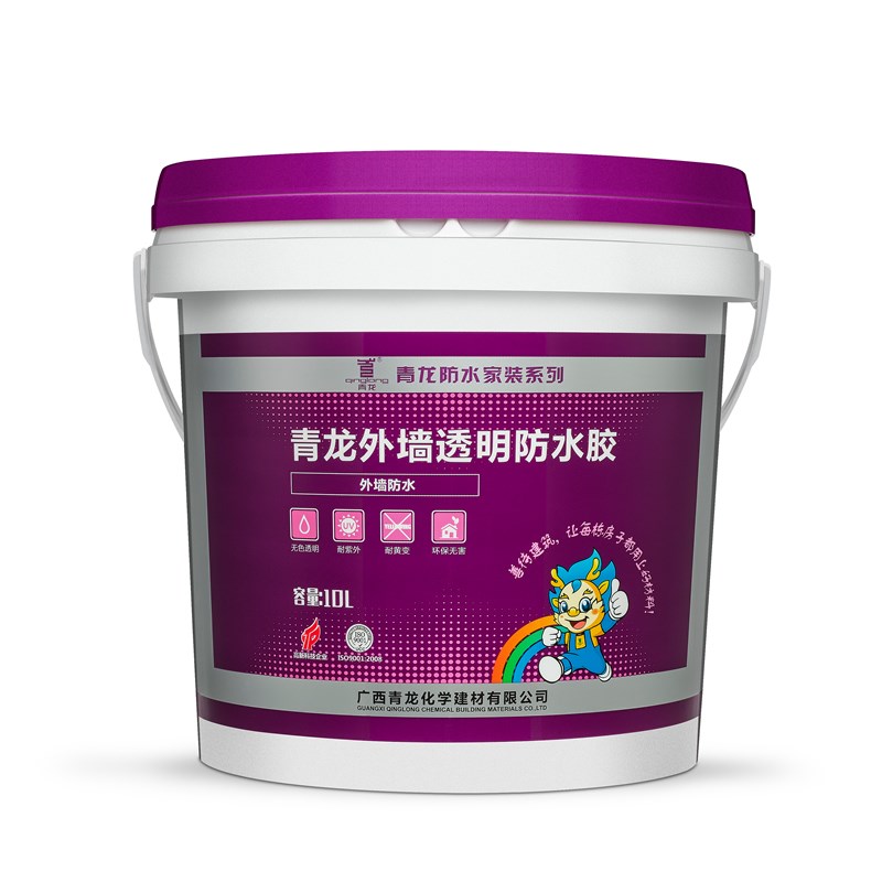 青龙外墙防水胶 室外瓷砖墙免砸砖补漏涂料 无色油漆堵漏胶水