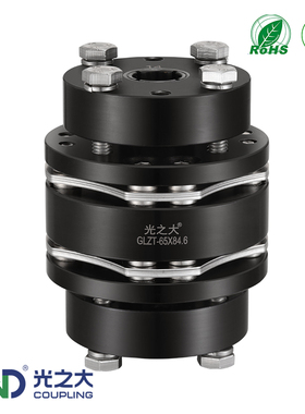 GLZ八螺丝膜片胀联轴器步进伺服电机高精度弹性连轴器